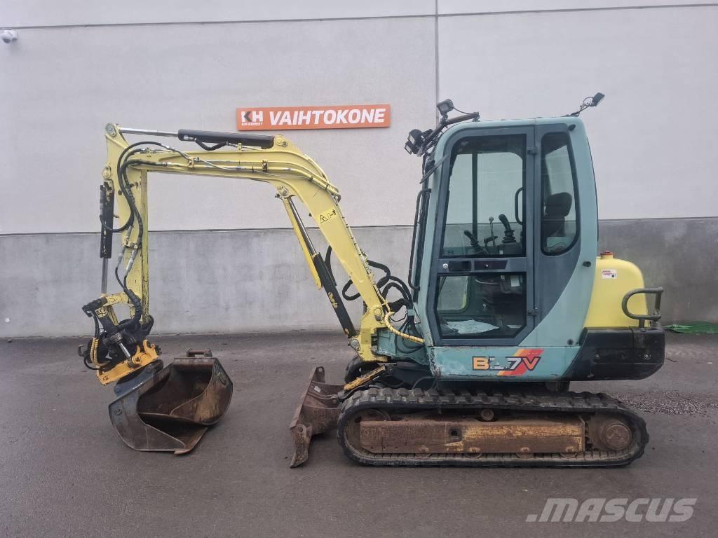 Yanmar B 37 V Minigrävare < 7t
