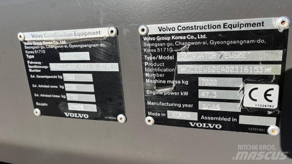 Volvo EW60E Hjulgrävare