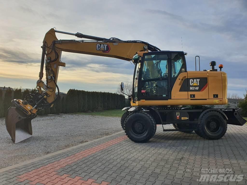 CAT M 314 F Hjulgrävare