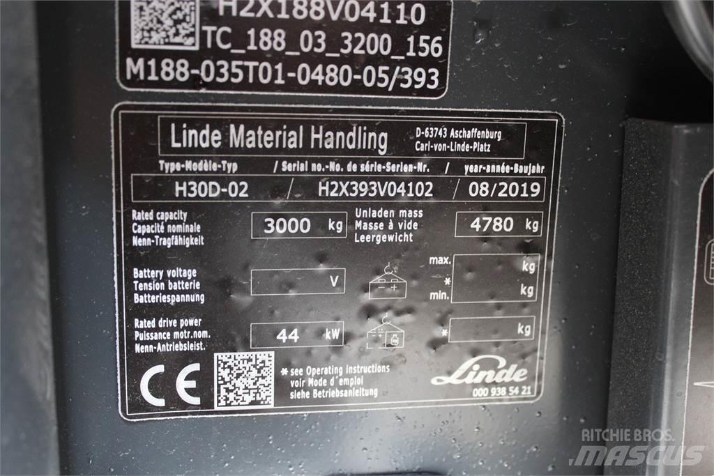 Linde H30D Dieselmotviktstruckar