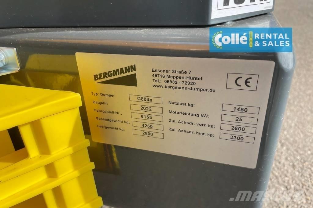 Bergmann C804e | 2022 Minidumprar