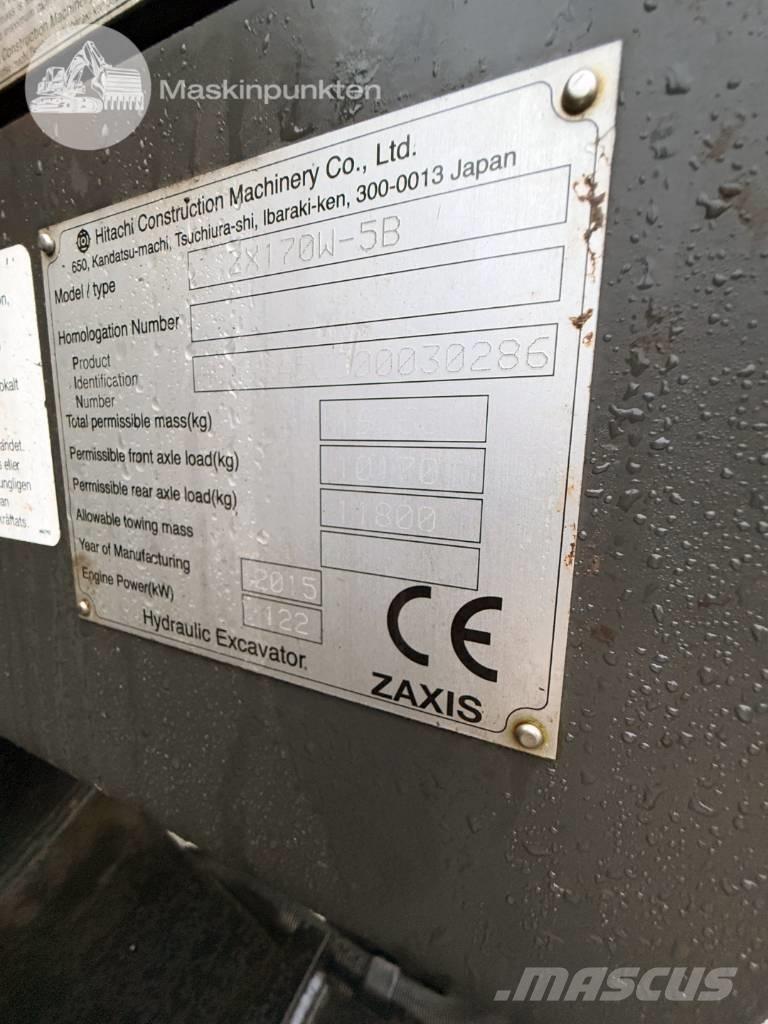 Hitachi ZX 170 W-5 B Hjulgrävare