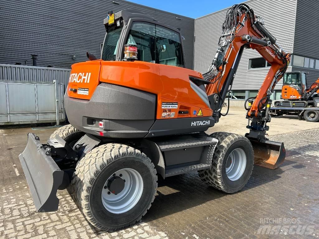 Hitachi ZX95W Hjulgrävare