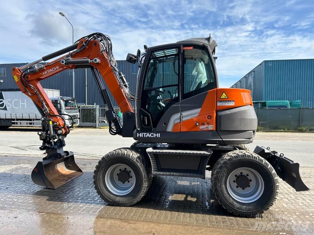 Hitachi ZX95W Hjulgrävare