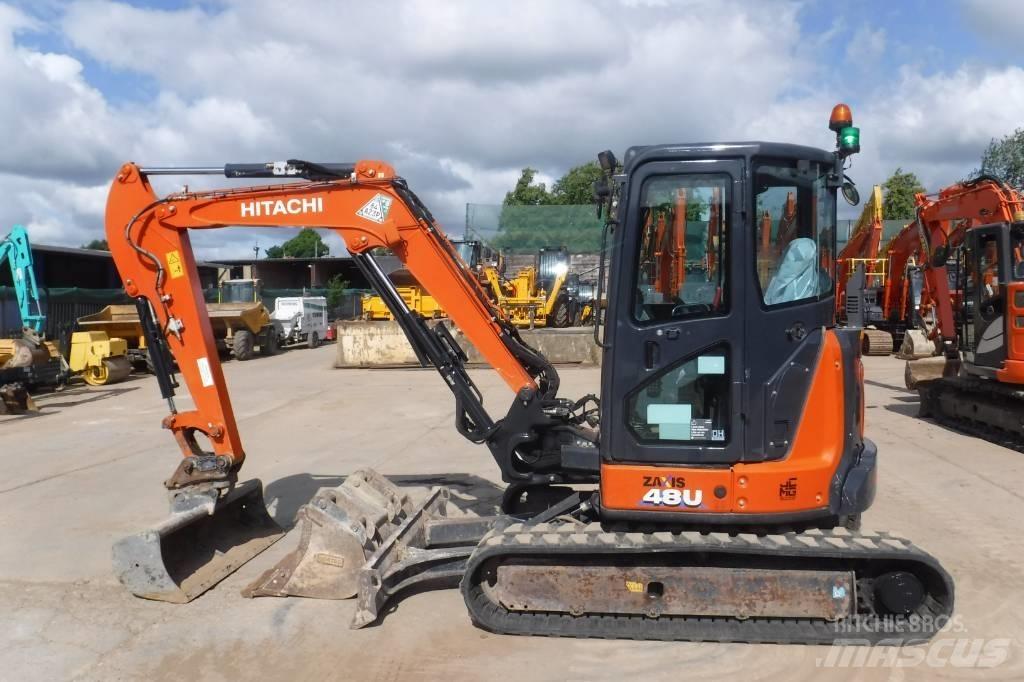 Hitachi ZX 48 U-6 Minigrävare < 7t