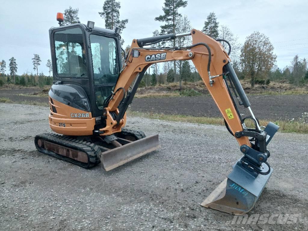 CASE CX 26 B Minigrävare < 7t