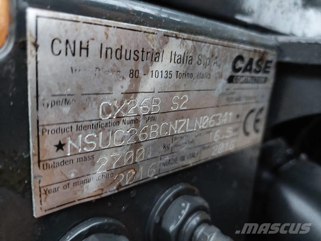 CASE CX 26 B Minigrävare < 7t