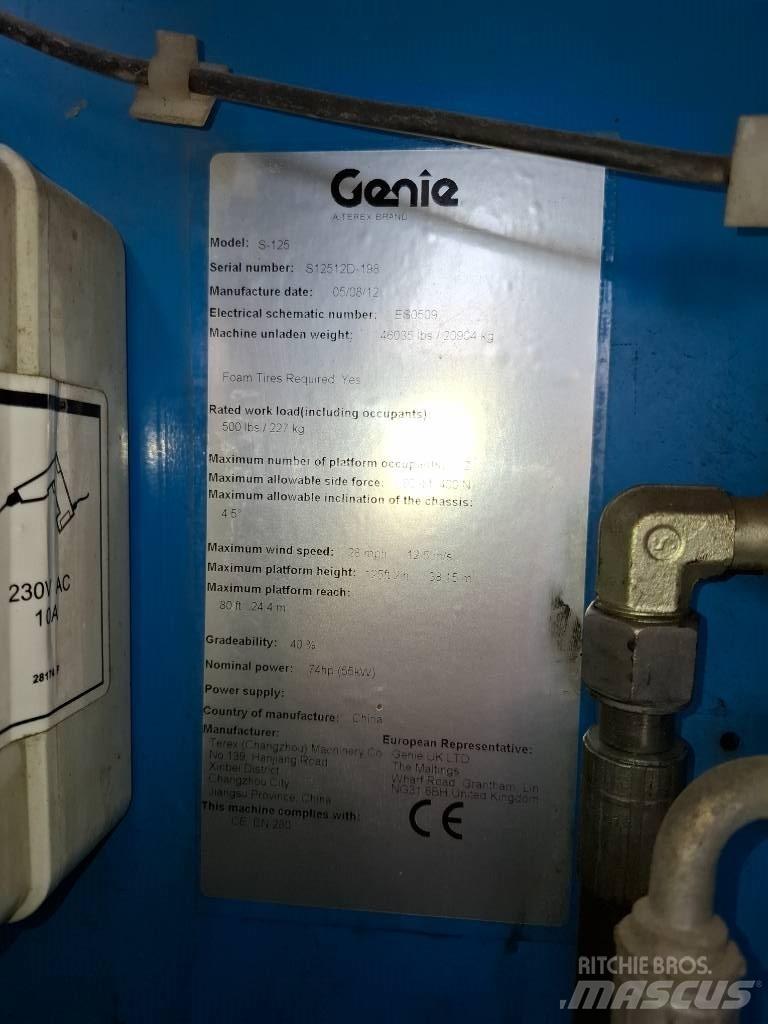 Genie S 125 Teleskop bomliftar