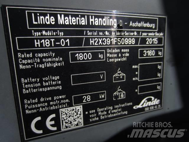 Linde H 18 T-03 Gasolmotviktstruckar