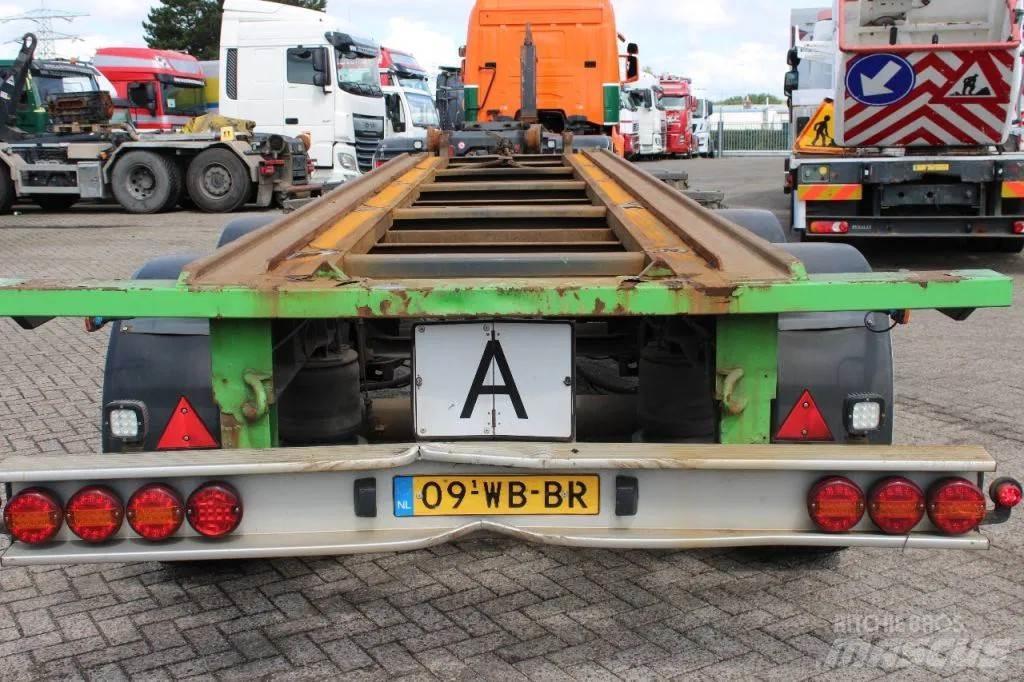 Burg 3X SAF Växelflak-/Containersläp