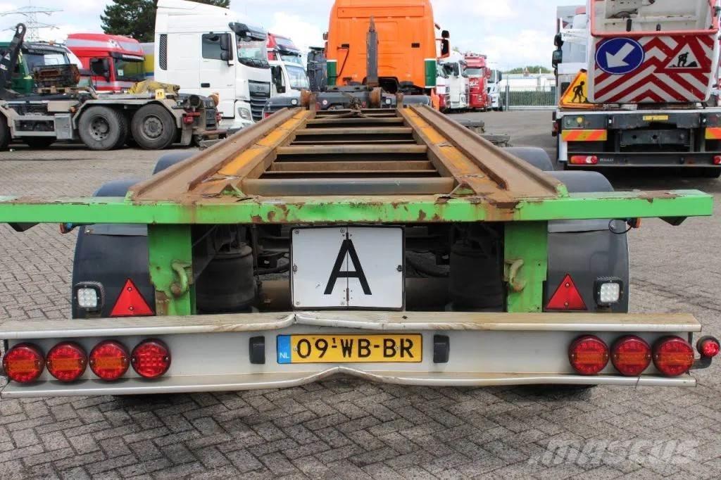 Burg 3X SAF Växelflak-/Containersläp