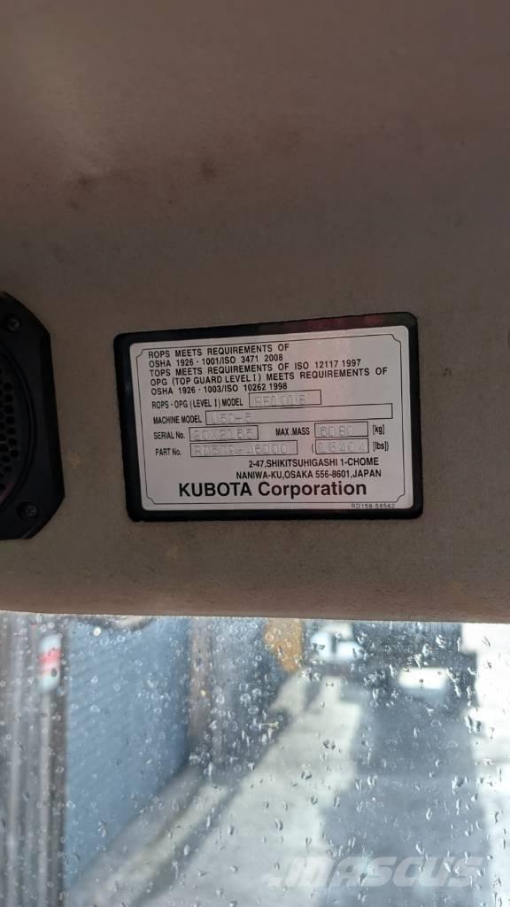 Kubota U 50-5 Rivningsgrävare