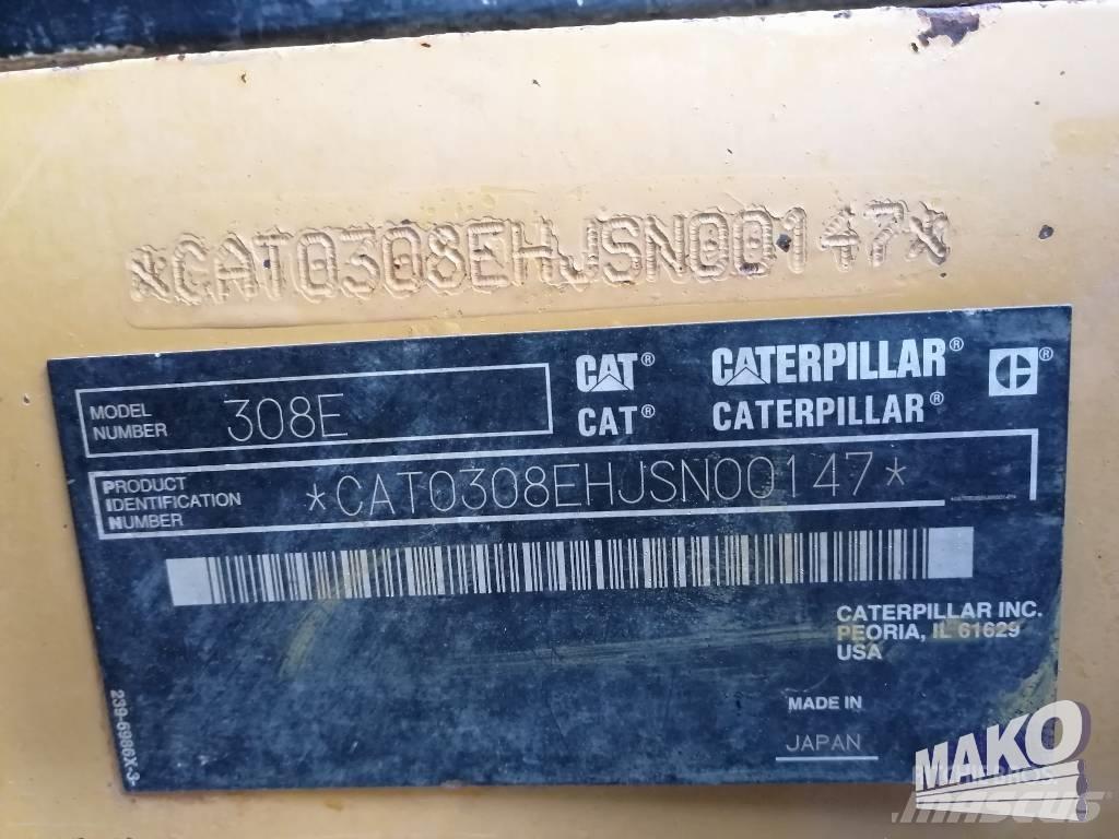 CAT 308 E CR Bandgrävare