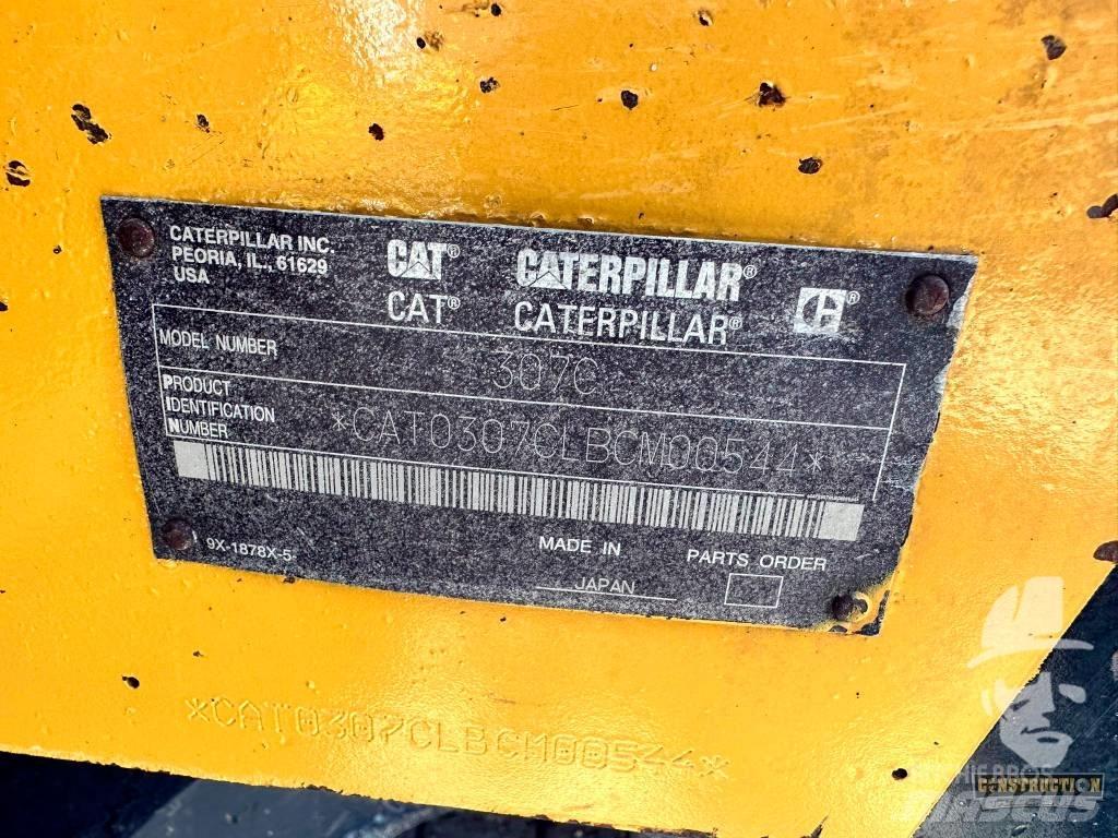 CAT 307 C Bandgrävare