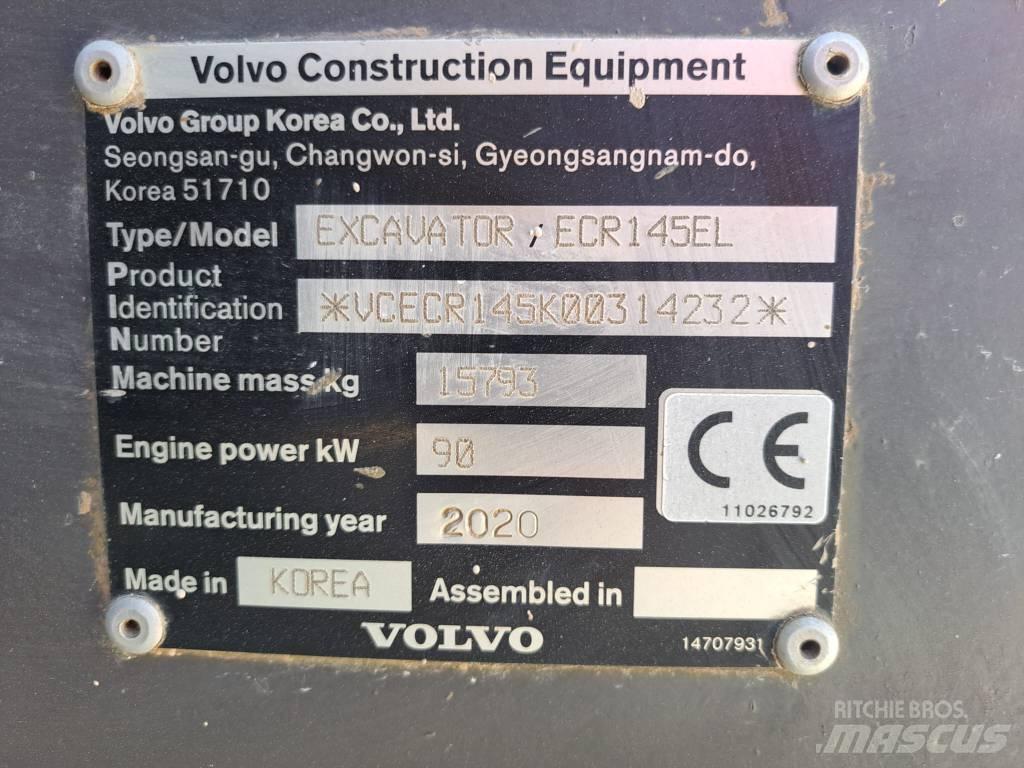 Volvo ECR 145 E Bandgrävare
