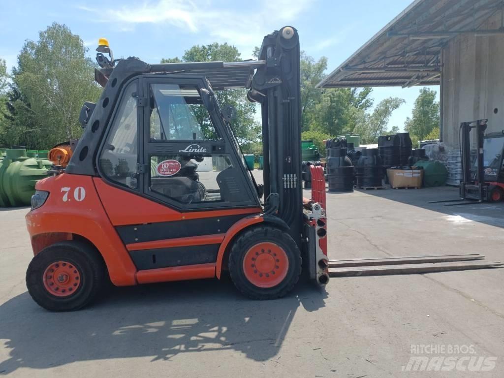 Linde H70T Gasolmotviktstruckar