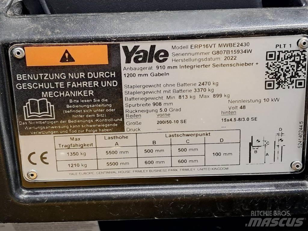 Yale ERP16VT Elmotviktstruckar
