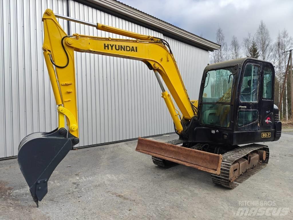 Hyundai R 60-7 Minigrävare < 7t