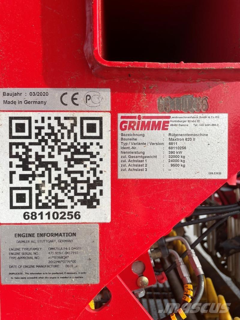 Grimme MAXTRON 620 Lantbruk - Övrigt