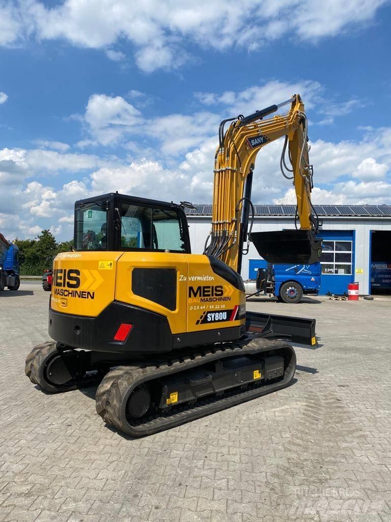 Sany SY 80 U Midigrävmaskiner 7t - 12t