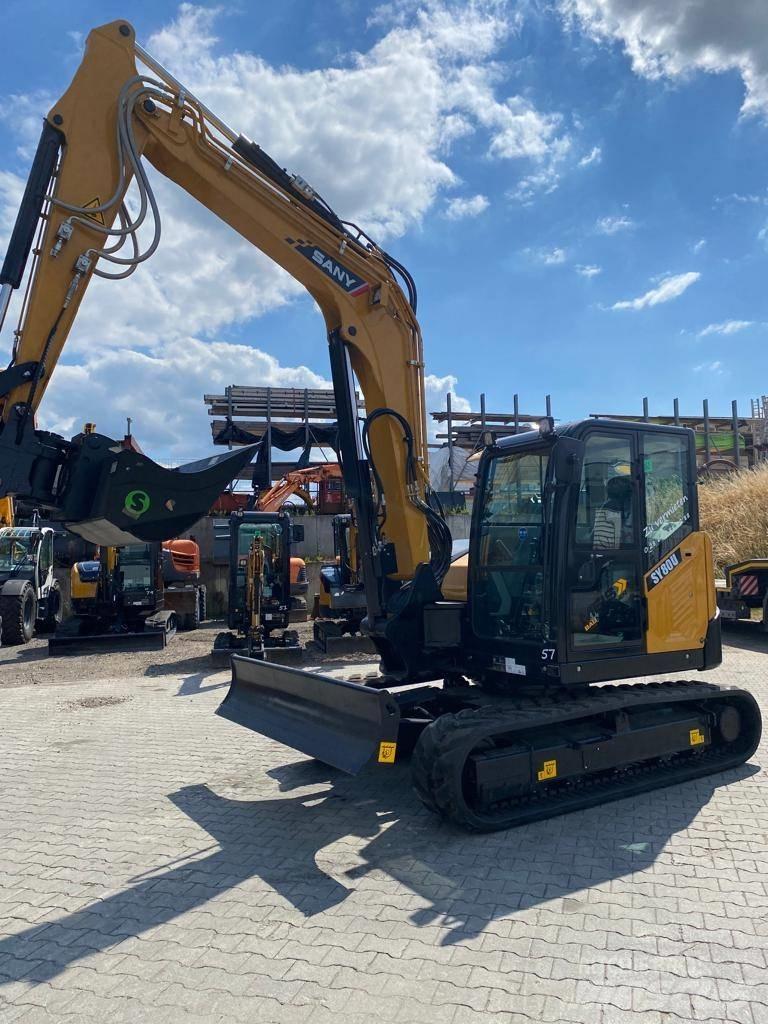 Sany SY 80 U Midigrävmaskiner 7t - 12t
