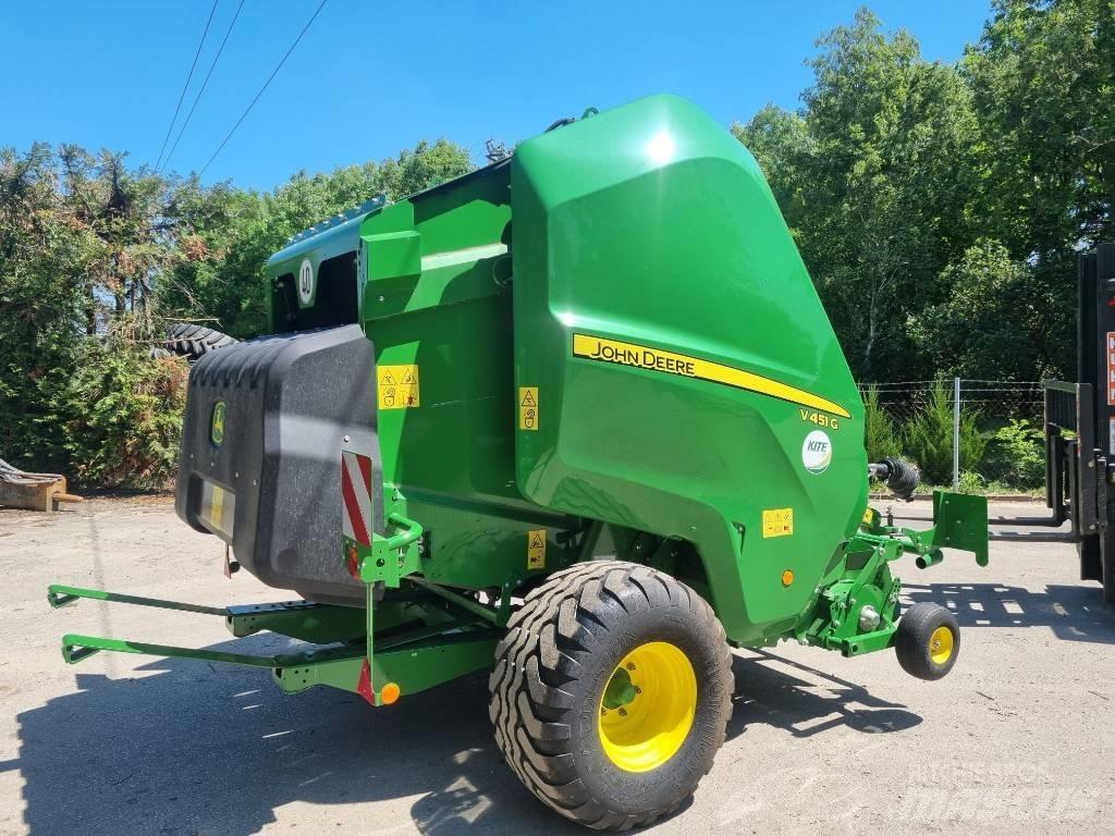 John Deere V451G Rundbalspressar
