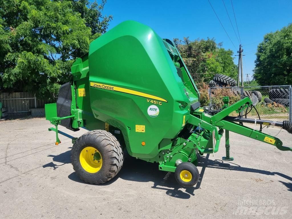 John Deere V451G Rundbalspressar