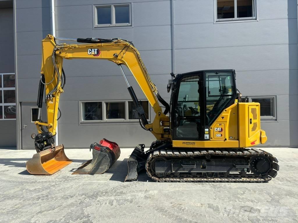 CAT 308 Midigrävmaskiner 7t - 12t