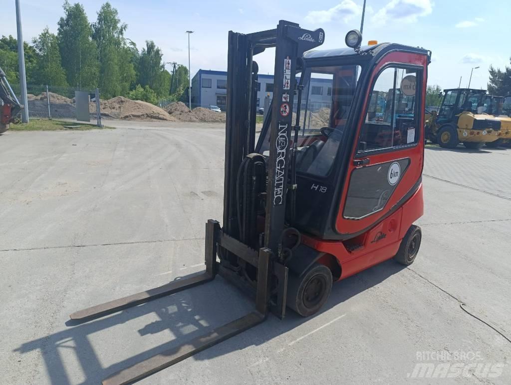 Linde H 18 T-03 Gasolmotviktstruckar