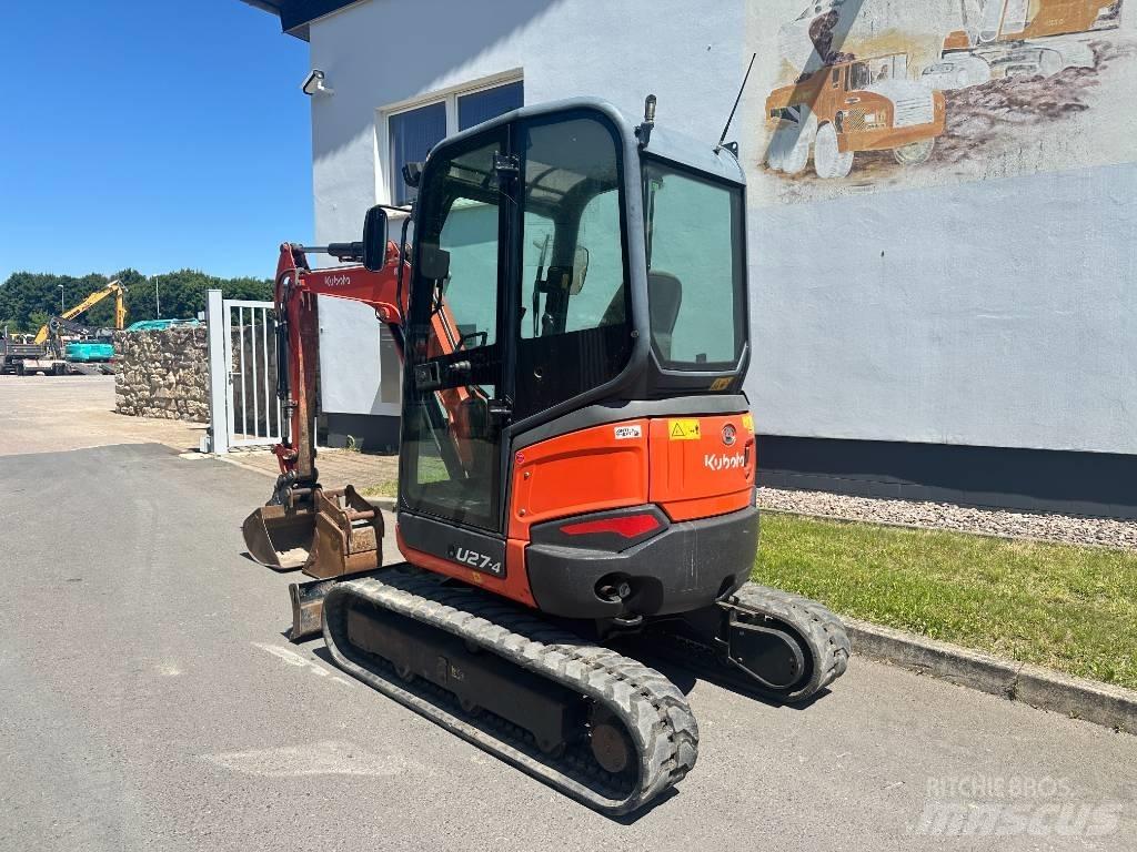 Kubota U 27-4 Minigrävare < 7t