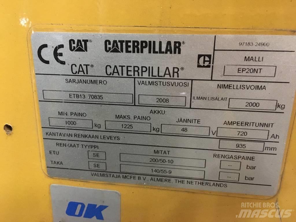 CAT EP 20 NT Elmotviktstruckar