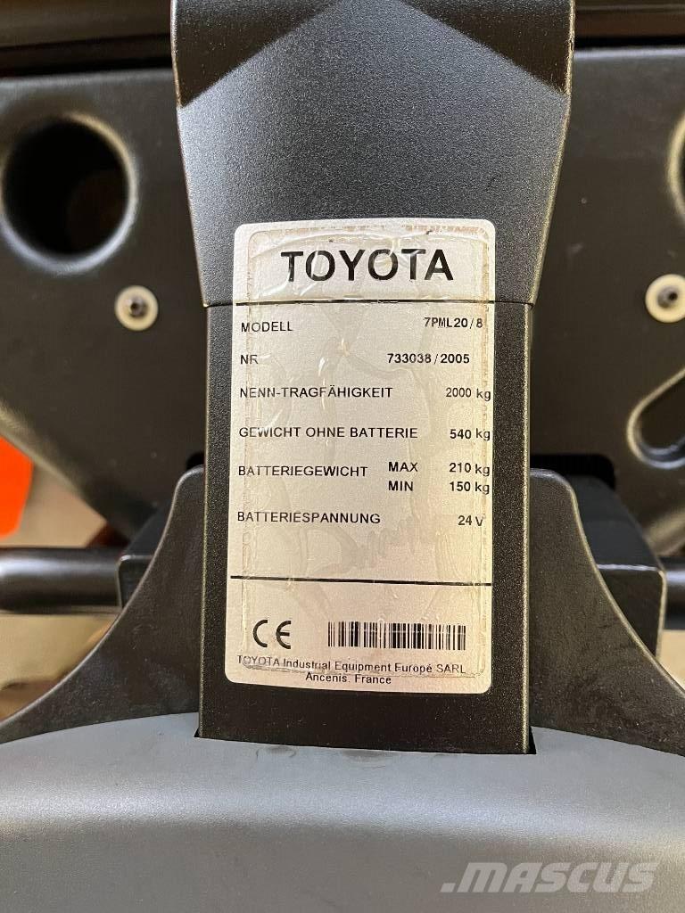 Toyota 7 PML 20 Låglyftare utan plattform
