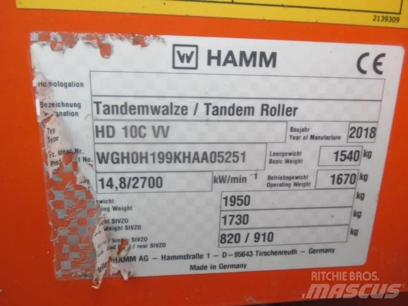 Hamm HD 10 C VV Tvåvalsvältar