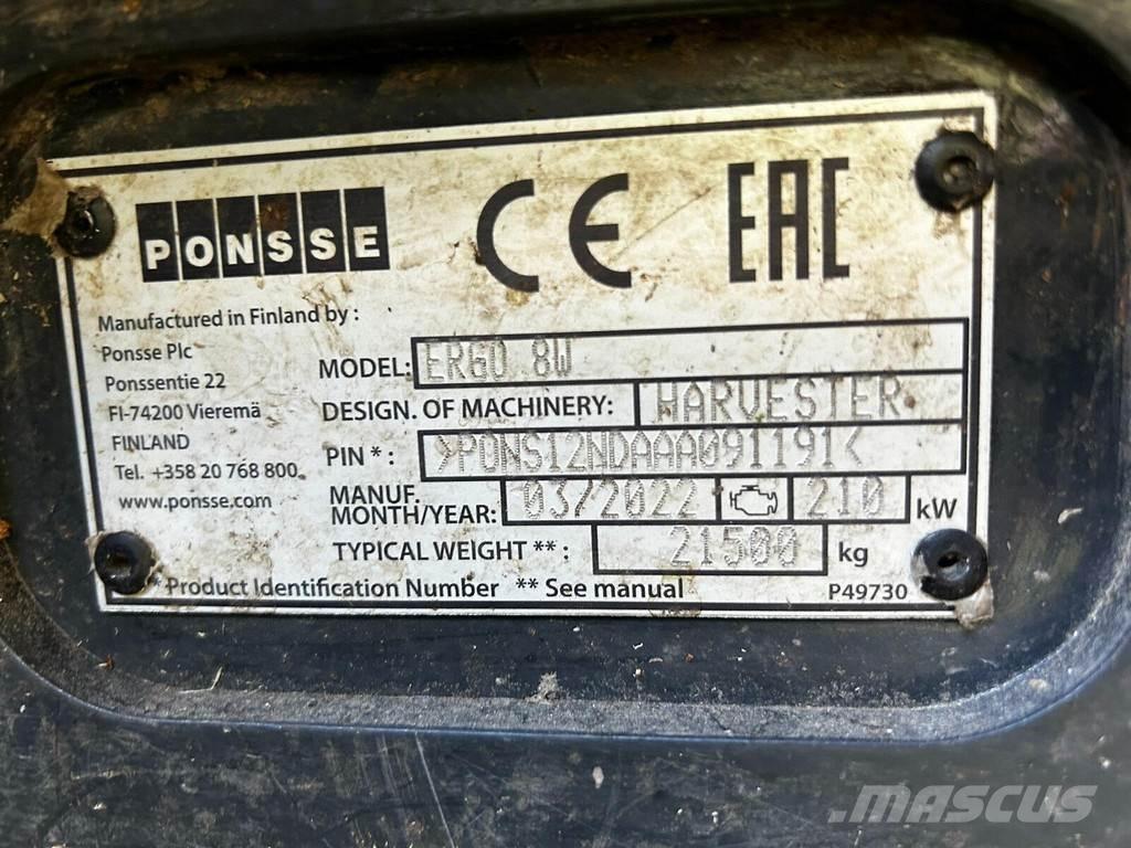 Ponsse Ergo 8W Skördare