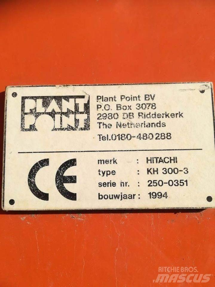 Hitachi KH 300 Bangående Kranar