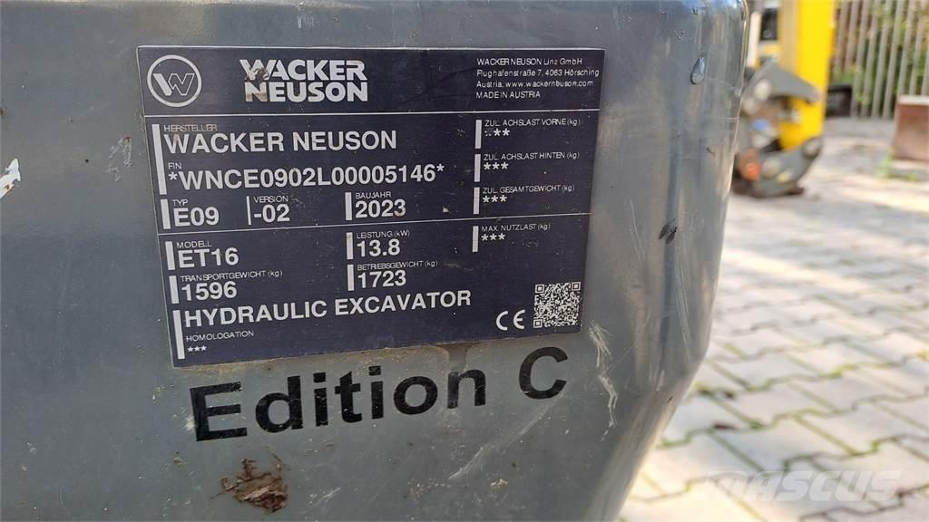 Wacker Neuson ET16 Bandgrävare