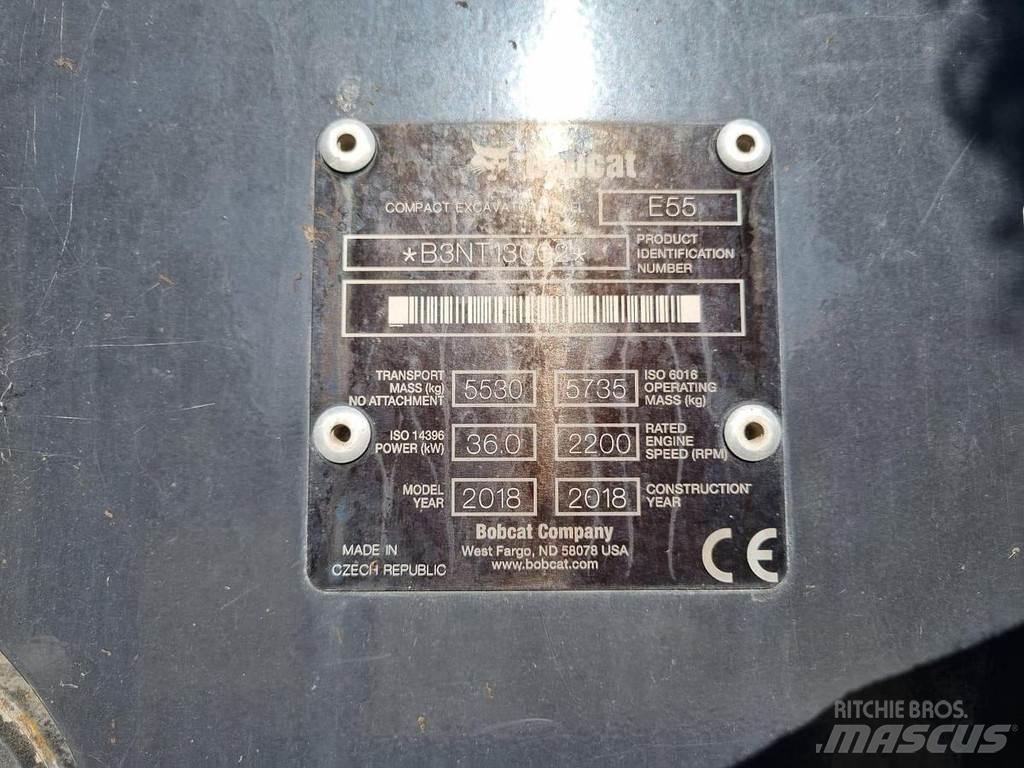 Bobcat E55 Minigrävare < 7t