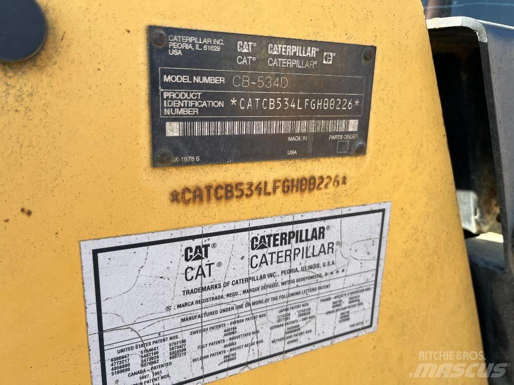 CAT CB 534 D Tvåvalsvältar