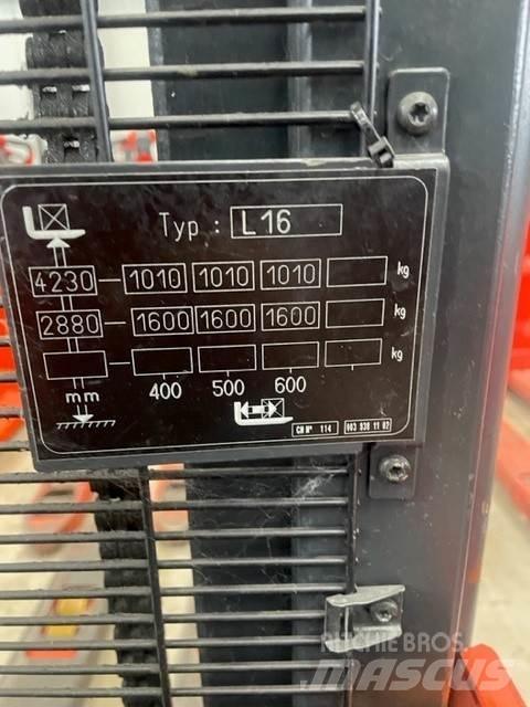 Linde L16 Staplare-led