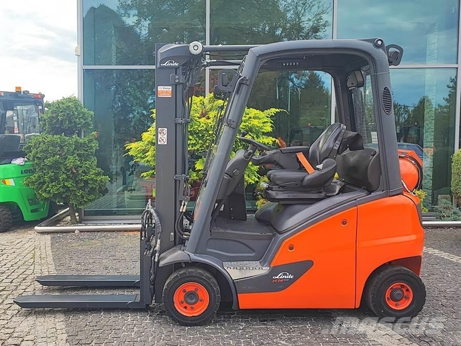 Linde H14T-01 Gasolmotviktstruckar