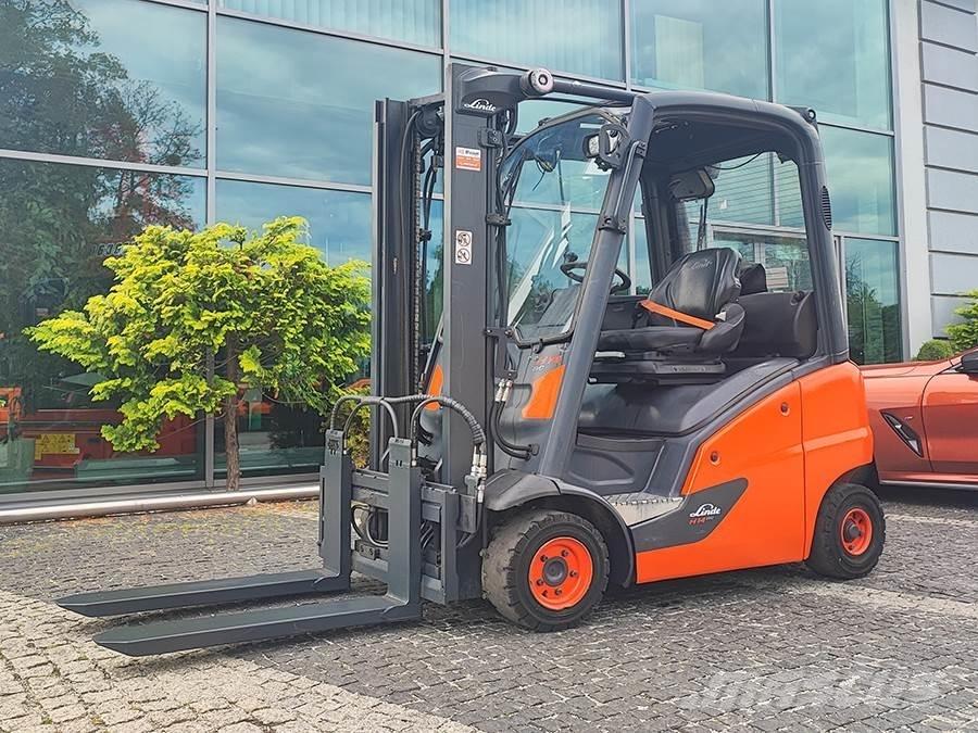 Linde H14T-01 Gasolmotviktstruckar