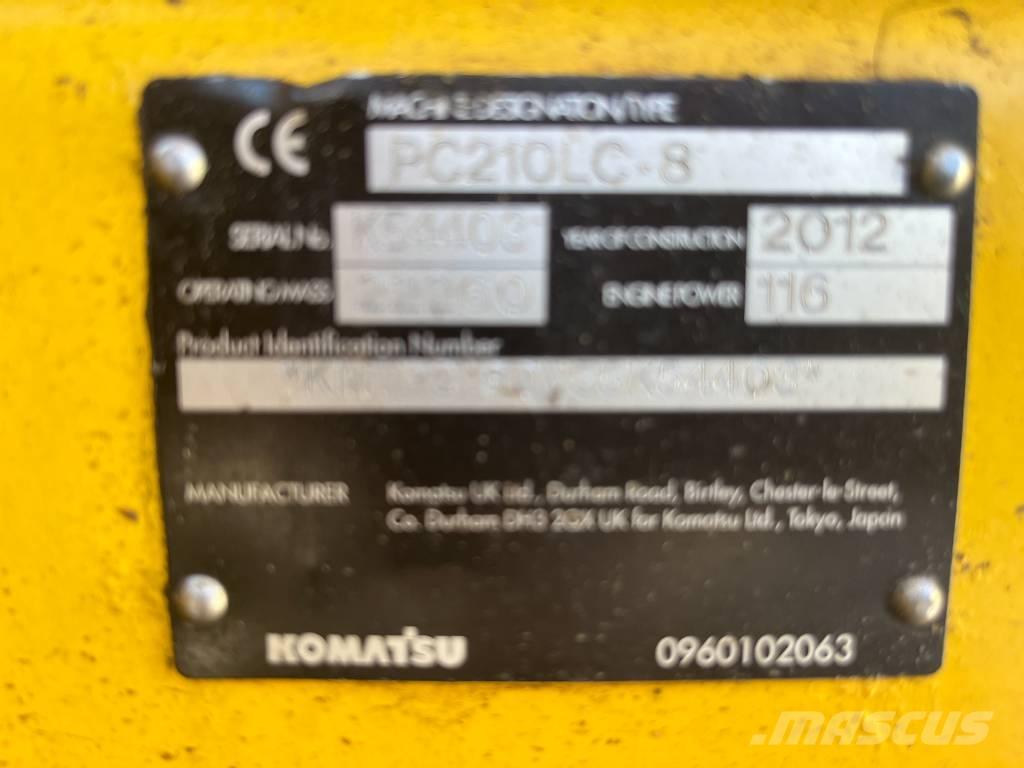 Komatsu PC 210 LC-8 Bandgrävare