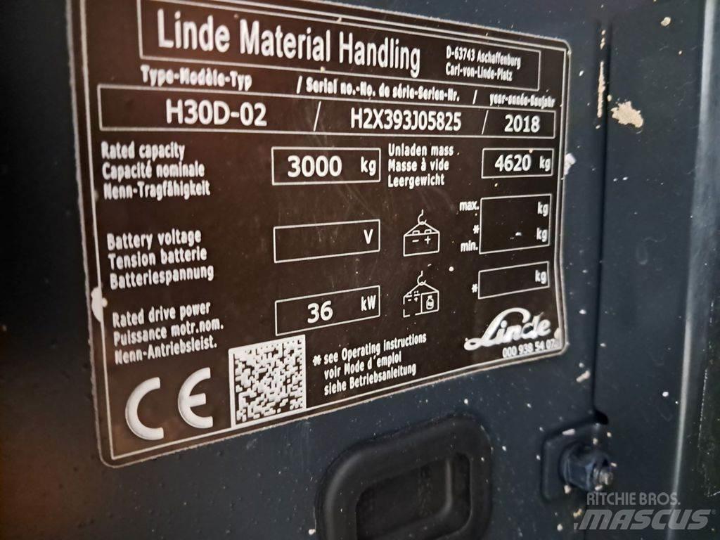 Linde H30D-02 Dieselmotviktstruckar