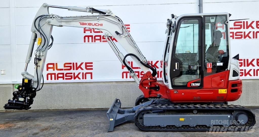 Takeuchi TB 260 Minigrävare < 7t