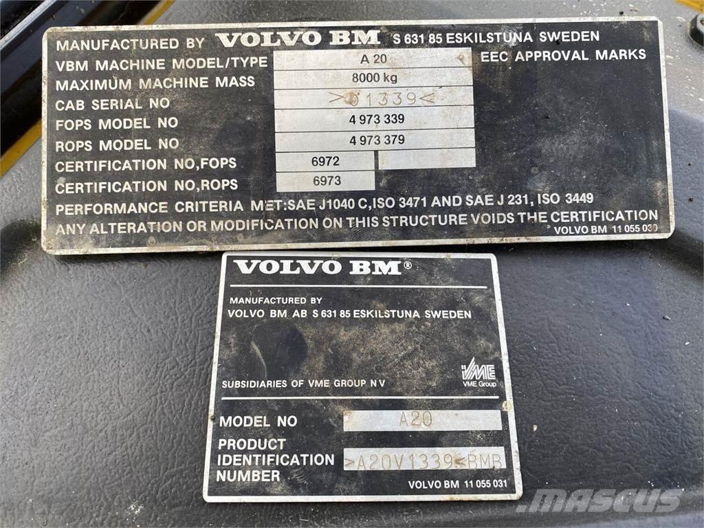 Volvo A20 Minidumprar