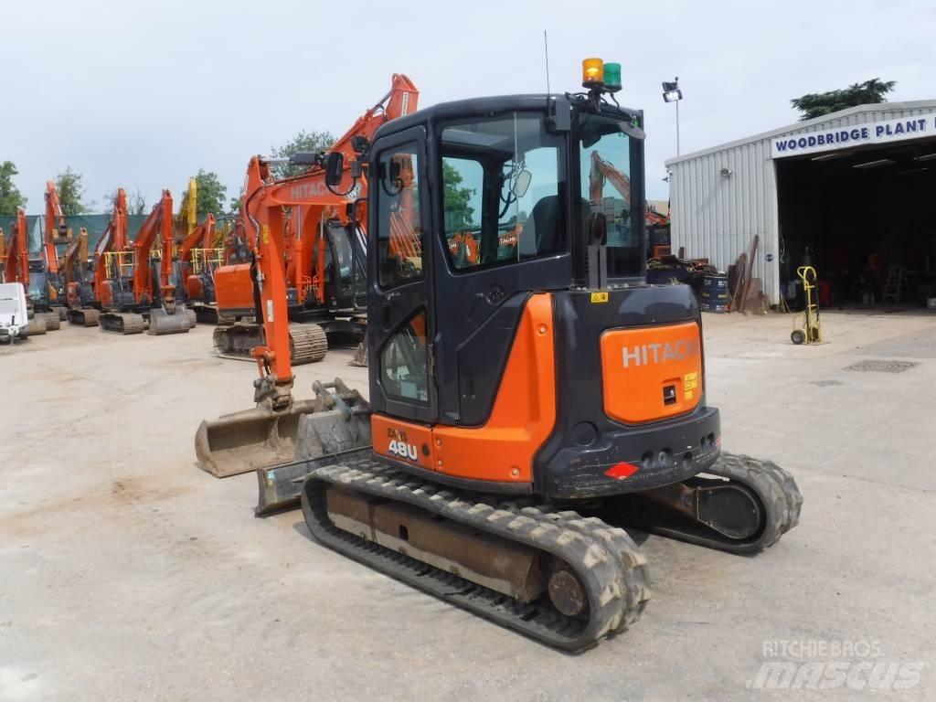Hitachi ZX 48 U-6 Minigrävare < 7t