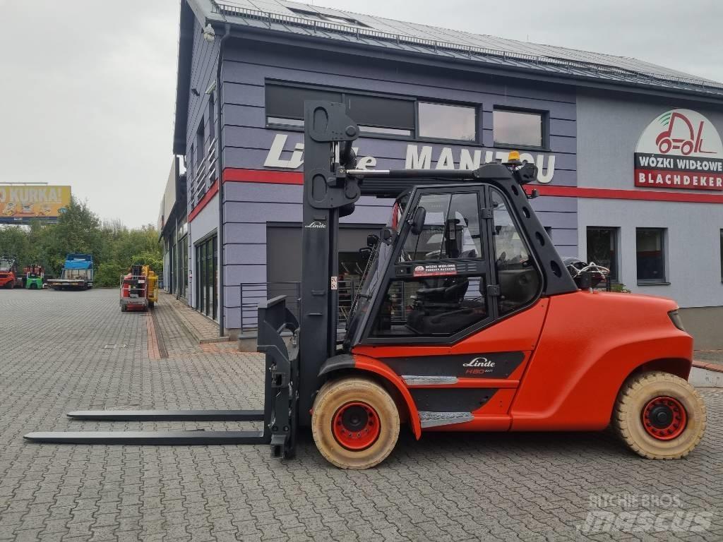 Linde H80T-03/1100 Gasolmotviktstruckar