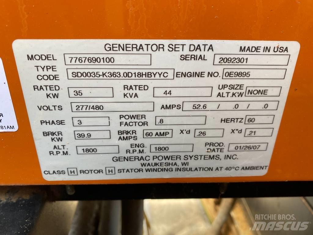 Generac 35 KW Dieselgeneratorer