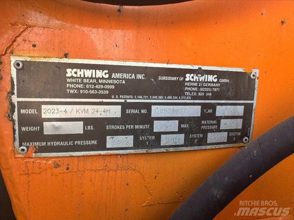 Schwing KVM 24-4H Lastbilar med betongpump