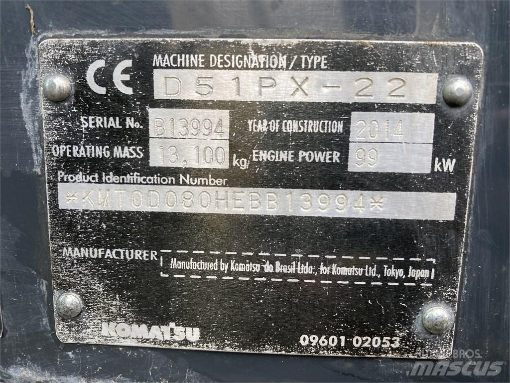 Komatsu DX 51 PX 22 Bandschaktare